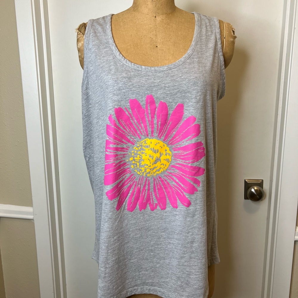 Woman's Daisy Flower Tank Top